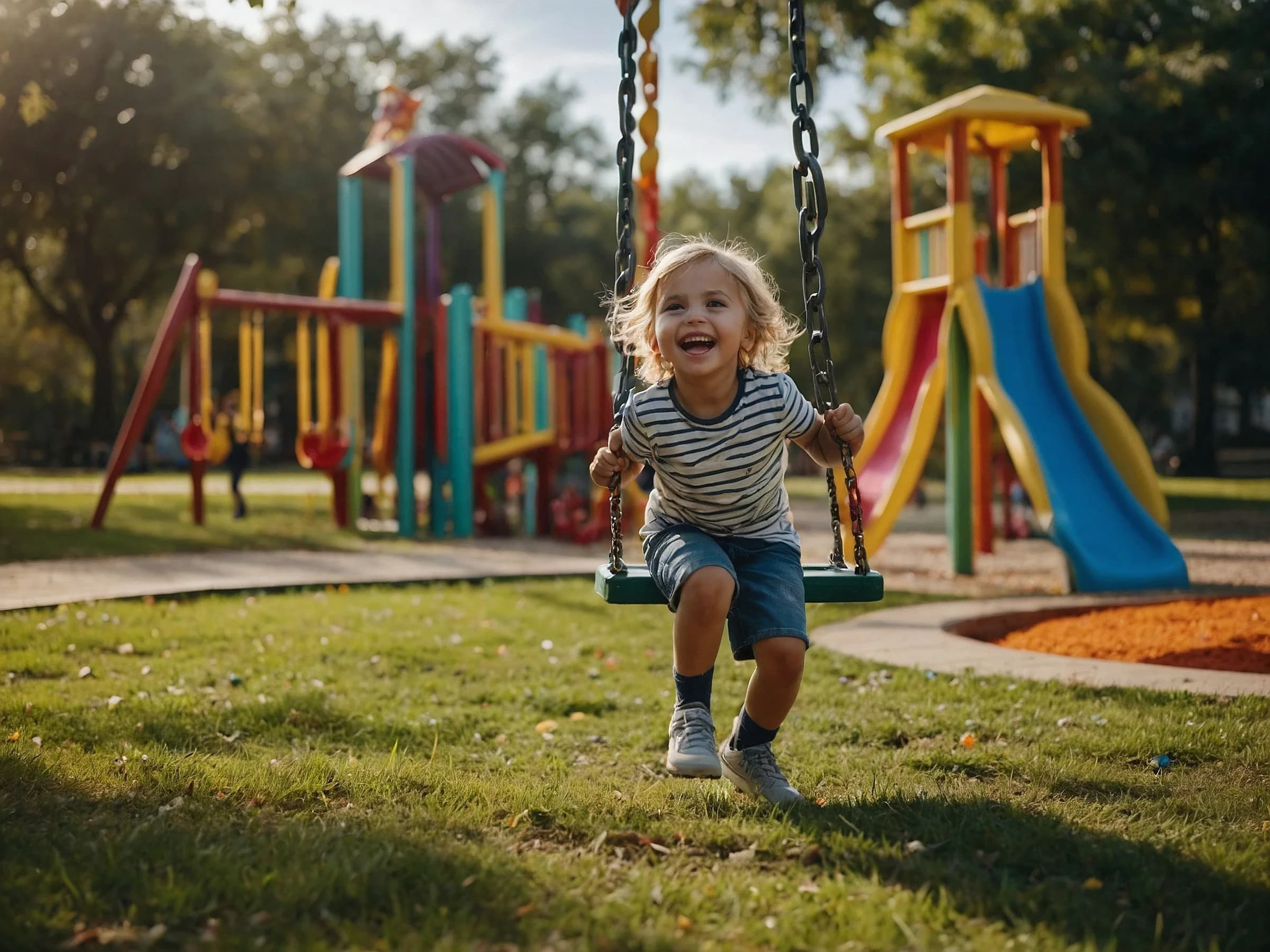 Children playing in the park